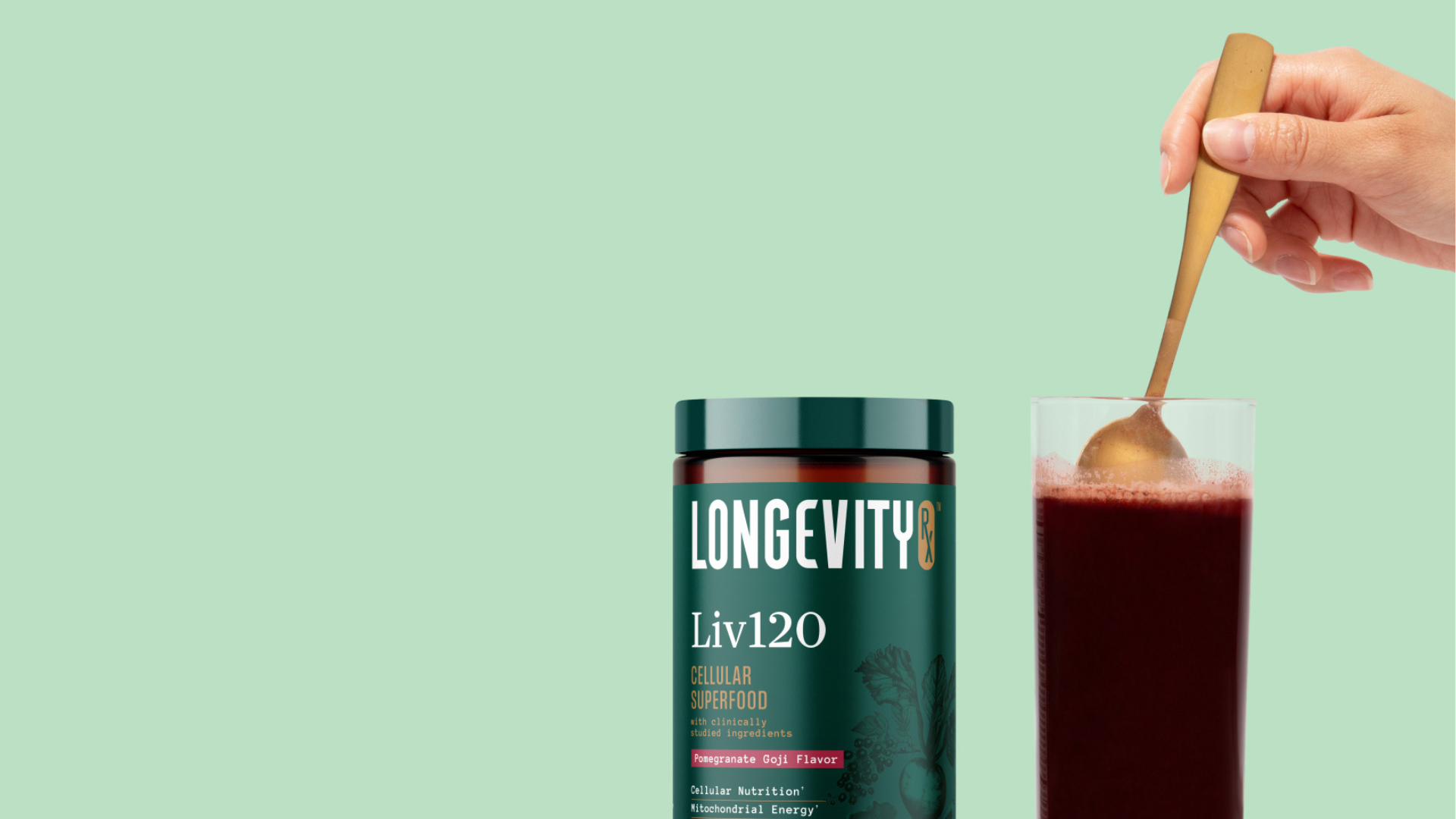 Longevity Rx Liv120 person making healthy energized daily habits with a simple routine