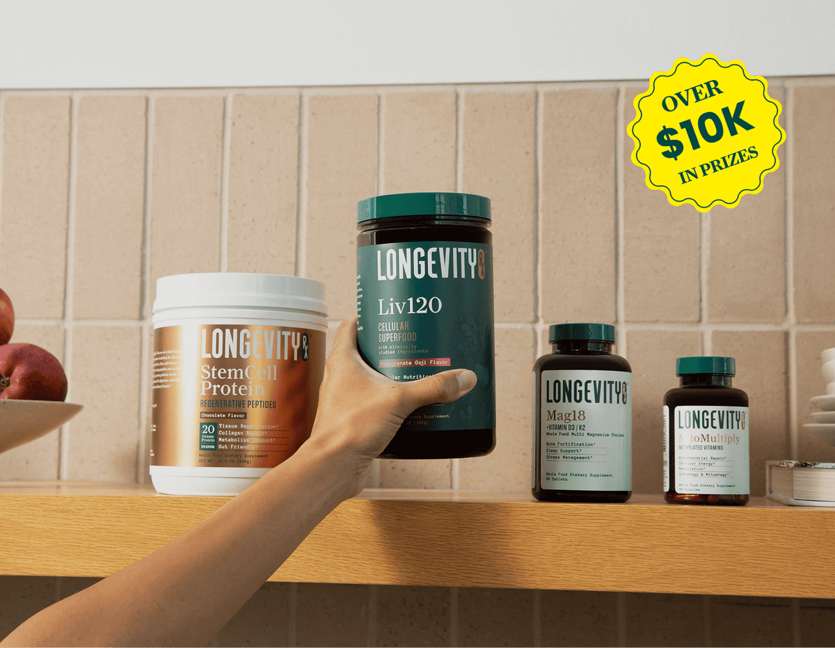 Longevity Rx giveaway hero