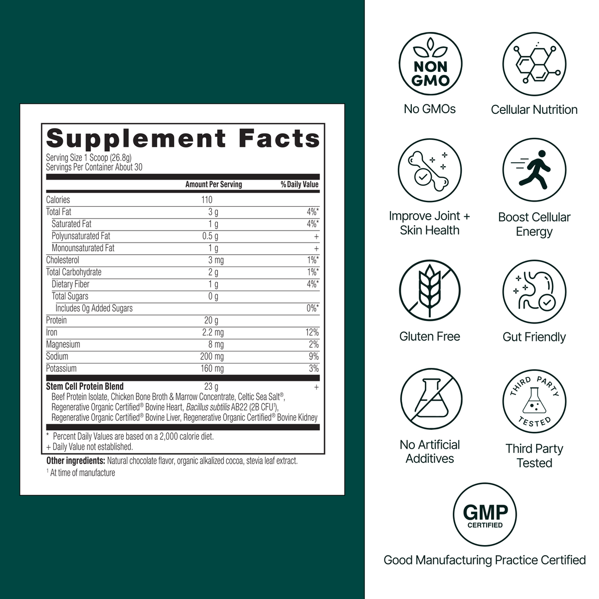 Organ-Based Protein Powder Supplement | StemCell Protein – Longevity Rx