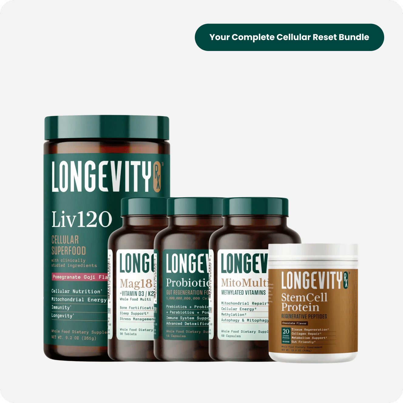 Levit Plus Powder Superfood Powder for Energy & Detox | Liv120 Supplement – Longevity Rx