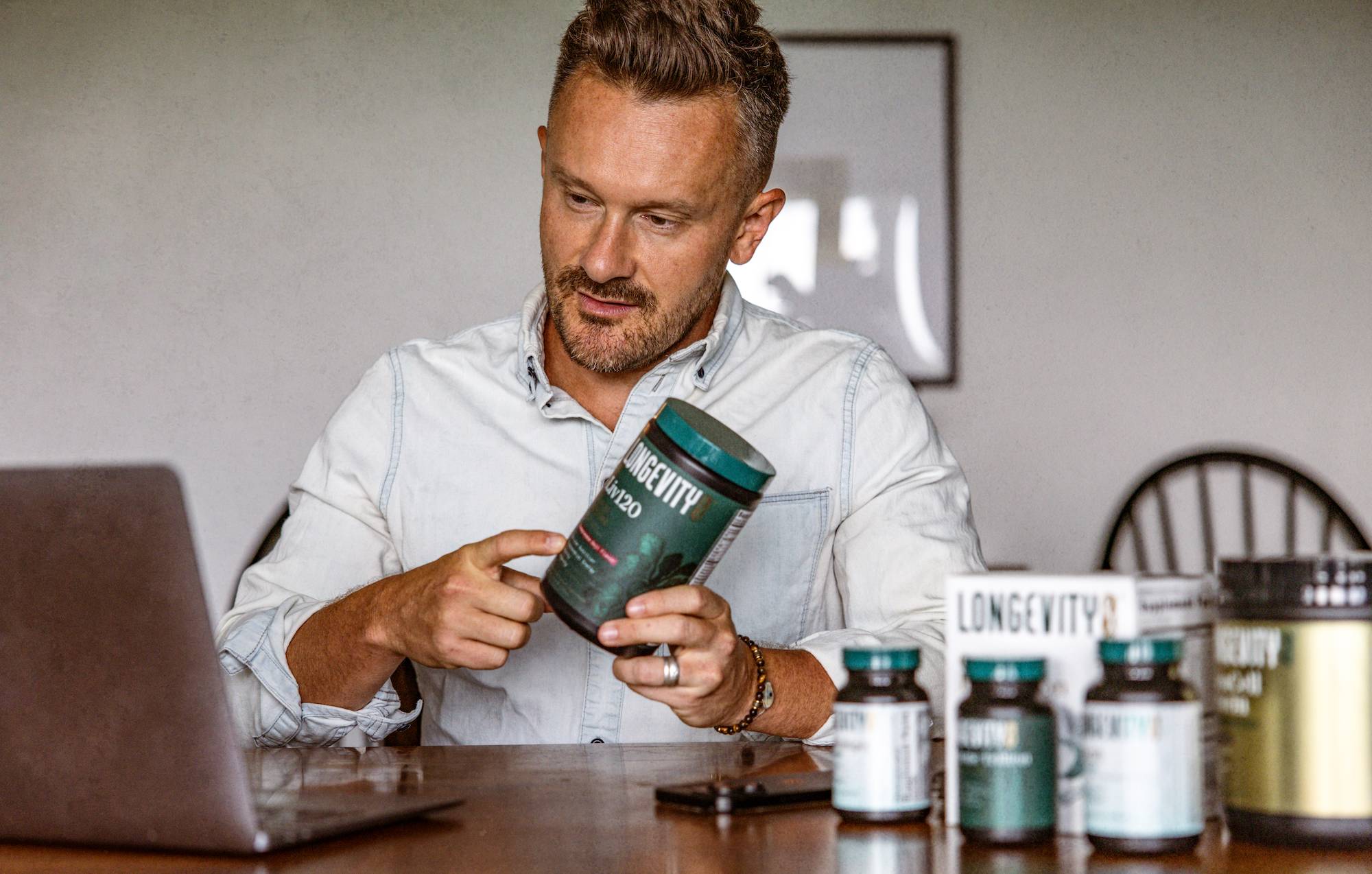 Dr. Will Cole reviewing the Longevity Rx line